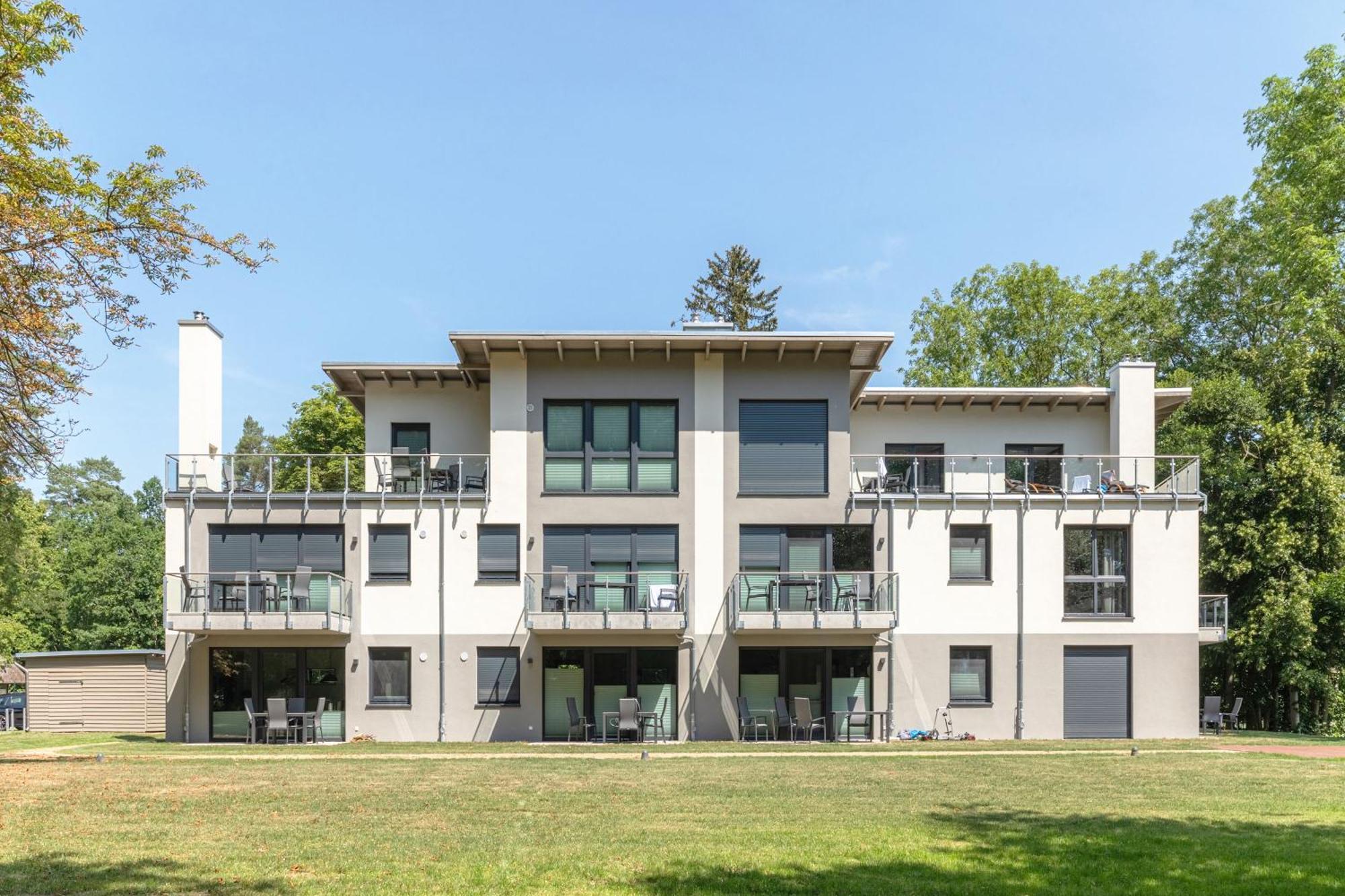 Gluecksraum - Modernes Apartment Mit Panoramablick, Kamin & Wohlfuehlambiente Krakow am See Eksteriør billede